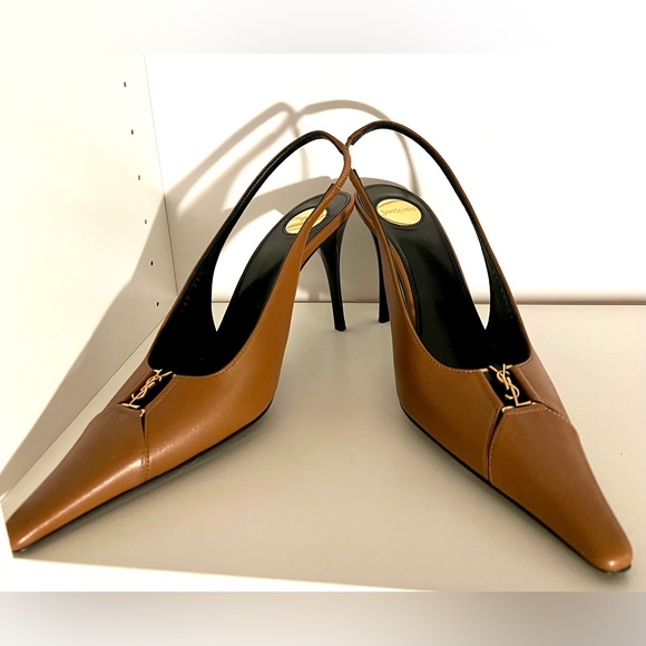 Saint Laurent Babylone Slingback pumps - Picture 5 of 9